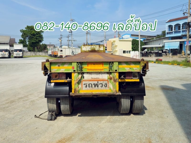 หางพื้นเรียบ สามเพลา  อู่ BPT (7339)