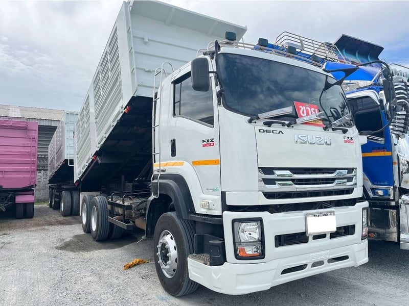 ISUZU FXZ 360 ปี 65 ดั้มพ์สามมิตรแท้ (3843,3844)