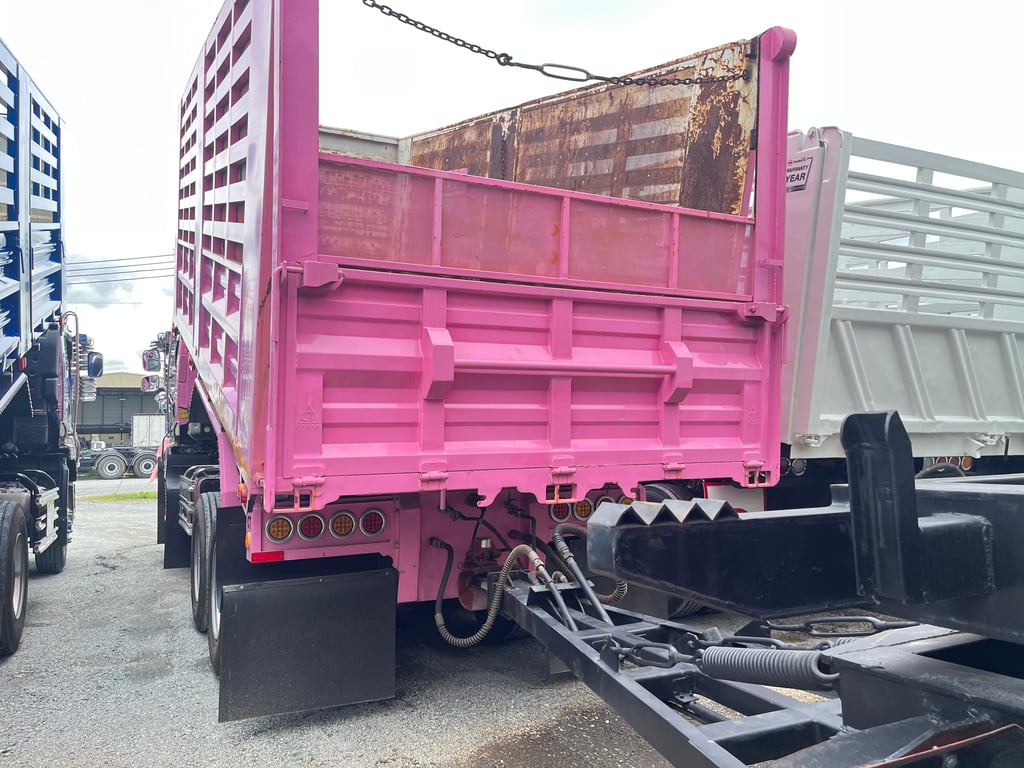 สิบล้อดั้มพ์พ่วงแม่ลูกคอกเกษตร ISUZU FXZ 360แรง ปี 66 (1364,2110)