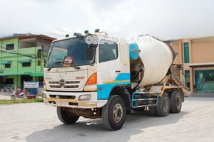 สิบล้อโม่ปูน HINO FM1A  330 แรง ปี 55 (0741)