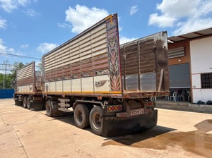 สิบล้อดั้มพ่วงแม่ลูก ISUZU FXZ 360 ปี 2565 (1903)(1904)