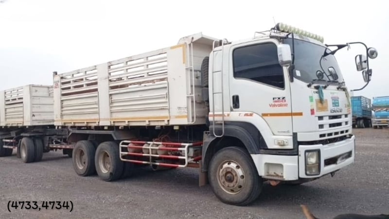 สิบล้อดั้มพ์พ่วง ISUZU FXZ 360 แรงม้า ปี 57(4733,4734) สิบล้อดั้มพ์พ่วง ISUZU FXZ 360 แรงม้า ปี 57(4733,4734)
