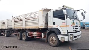 สิบล้อดั้มพ์พ่วง ISUZU FXZ 360 แรงม้า ปี 57(4733,4734) สิบล้อดั้มพ์พ่วง ISUZU FXZ 360 แรงม้า ปี 57(4733,4734)