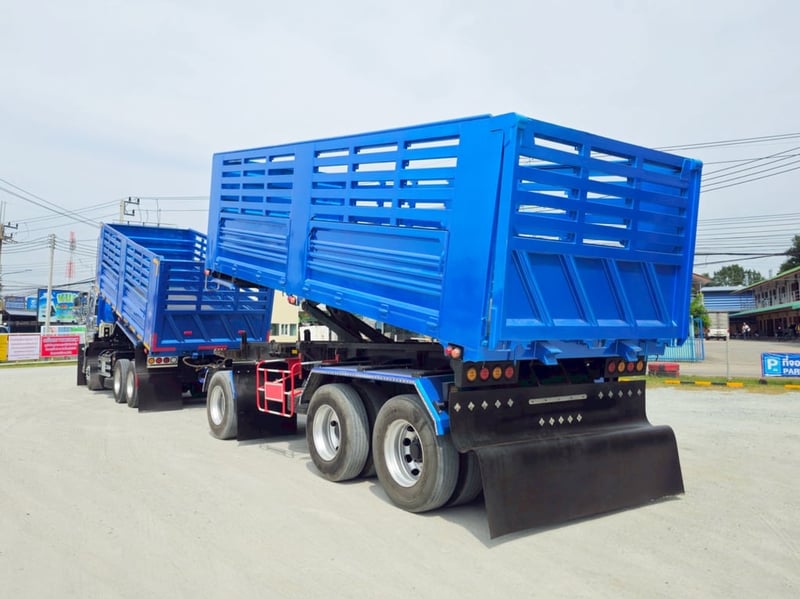 สิบล้อดั้มพ์พ่วง ISUZU 360แรง ปี 66 (3502,3088)