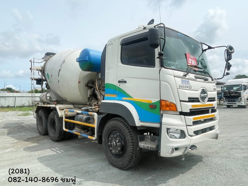 สิบล้อโม่ปูน HINO FM1A  344 แรง ปี 2567 (2081)