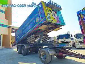 สิบล้อดั้มพ์พ่วง HINO VICTOR 500  FM2P 380แรง ปี 64 (2344,TD35)