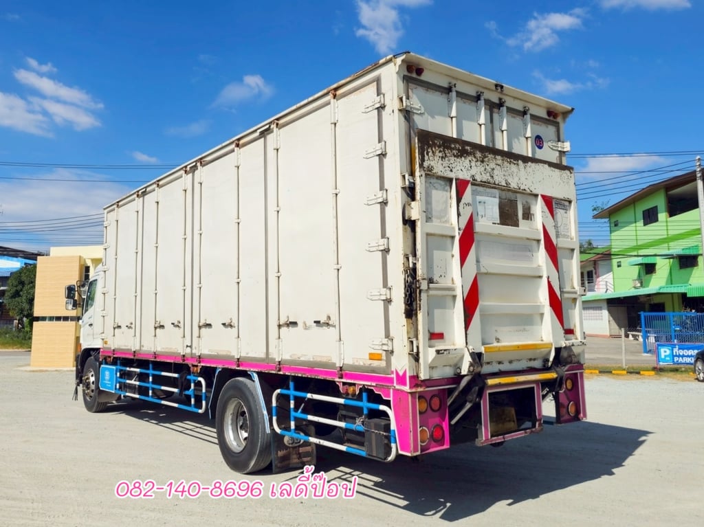 หกล้อตู้สิบบานมีลิฟท์ท้าย HINO FG8J 240แรง ปี 2562 (8724)