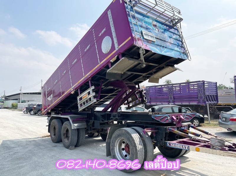 สิบล้อดั้มพ์พ่วง HINO VICTOR 500  FM2P 380แรง ปี 65 (2089,2090)