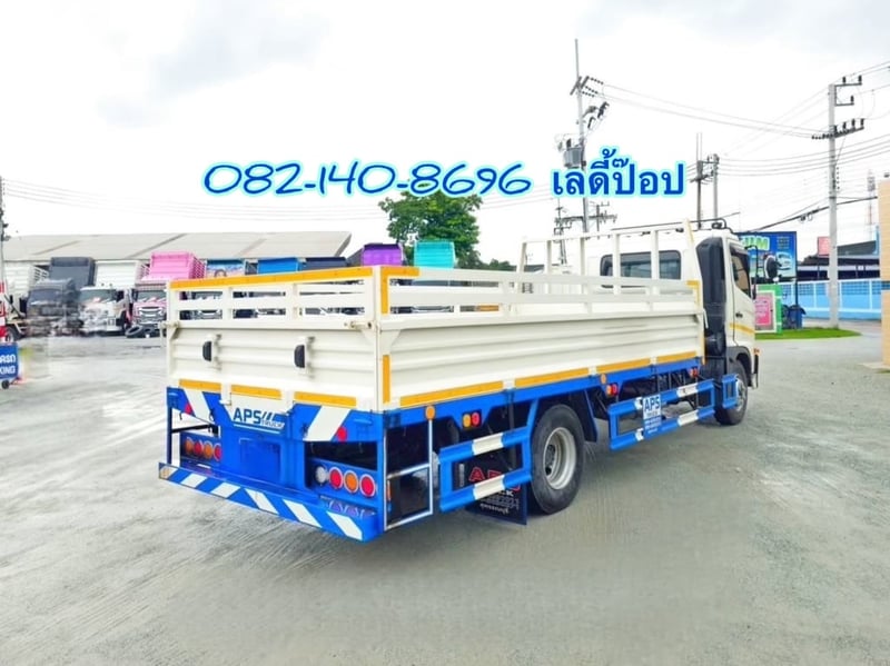 หกล้อกระบะคาร์โก้ มีช่องติดเครน  HINO FC8J 175แรง ปี 67 (3859)