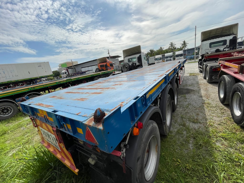 หางพื้นเรียบ สามเพลา อู่ WAFA ปี 2565 (5439) หางพื้นเรียบ สามเพลา อู่ WAFA ปี 2565 (5439)