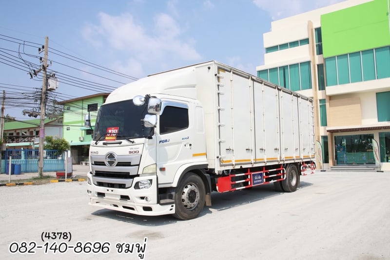หกล้อตู้สิบบาน HINO FG8J 240 แรง ปี 2561 หกล้อตู้สิบบาน HINO FG8J 240 แรง ปี 2561