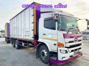 สิบล้อตู้สิบบาน HINO FL8J 260แรง ปี 60 คู่หางพ่วงตู้สามเพลา ปี 63 (3133,4972)