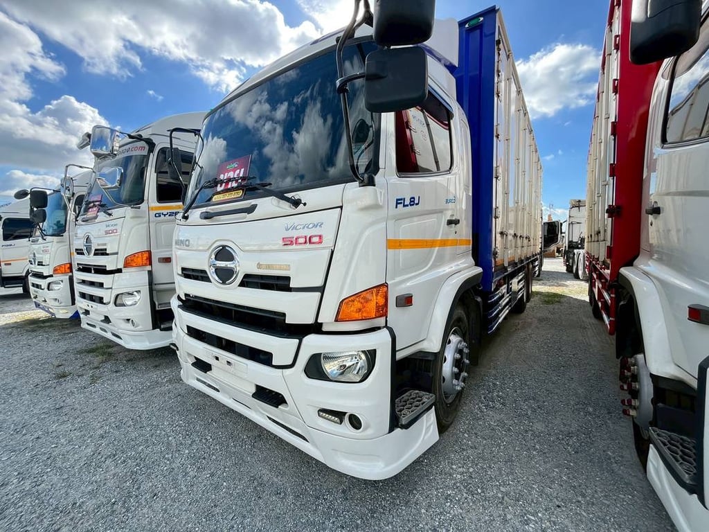 สิบล้อตู้สิบบาน HINO FL8J 260แรง ปี 65 (9027)