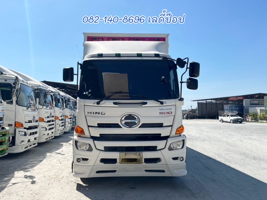  หกล้อตู้สิบบานมีลิฟท์ท้าย HINO FG8J 240แรง ปี 62 (8724)