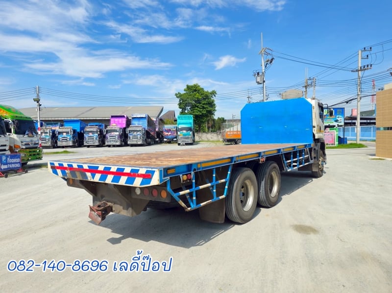 สิบล้อพื้นเรียบ ISUZU FVM 240 แรง ปี 2561 (1517)