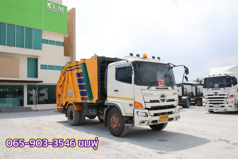 ⚡️ปีใหม่ ไมล์น้อย มาตรฐาน⚡️ หกล้อบรรทุกขยะ HINO FG8J 240 แรง ปี 2566 (4039) ⚡️ปีใหม่ ไมล์น้อย มาตรฐาน⚡️ หกล้อบรรทุกขยะ HINO FG8J 240 แรง ปี 2566 (4039)