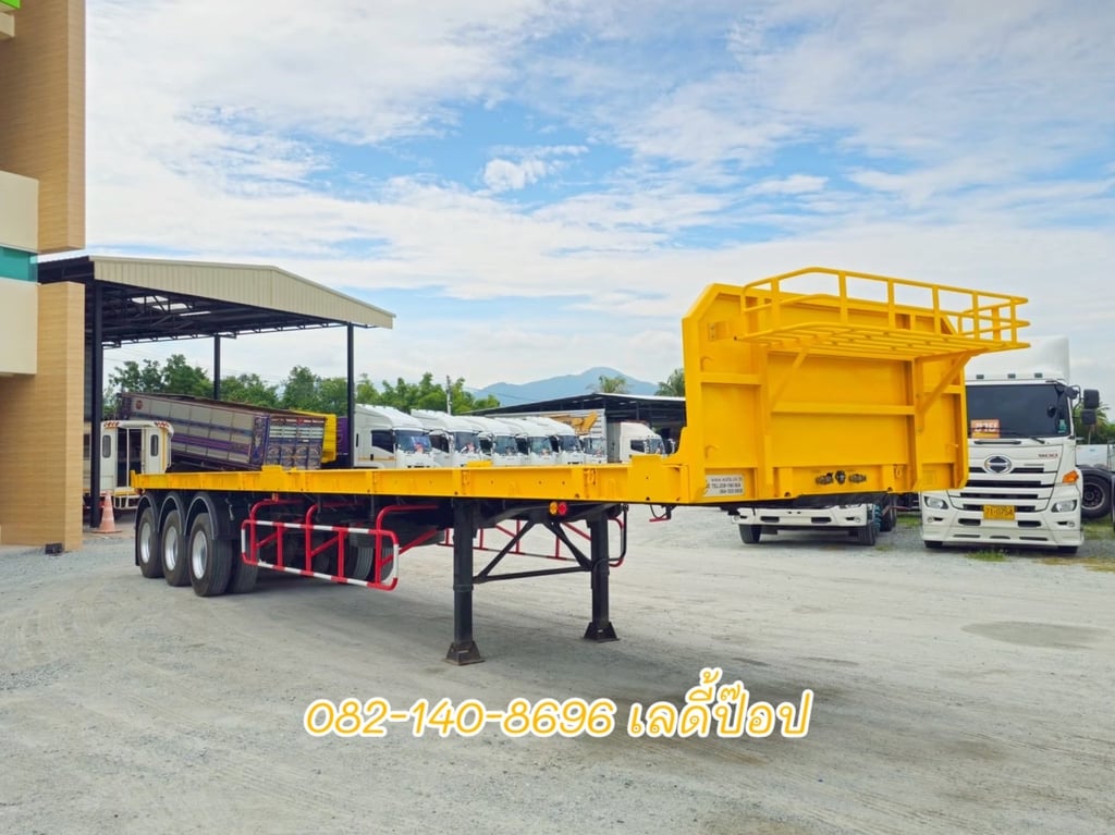 หางพื้นเรียบ สามเพลา อู่ WAFA ปี 63 (6112) หางพื้นเรียบ สามเพลา อู่ WAFA ปี 63 (6112)