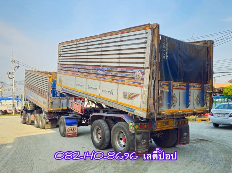 🔥💥โปsลดกระหน่ำต่ำกว่าทุน 12 ล้อดั้มพ์ 💥🔥 สิบสองล้อดั้มพ์พ่วง ISUZU FYH 360แรง ปี 2556 (2507,2508)