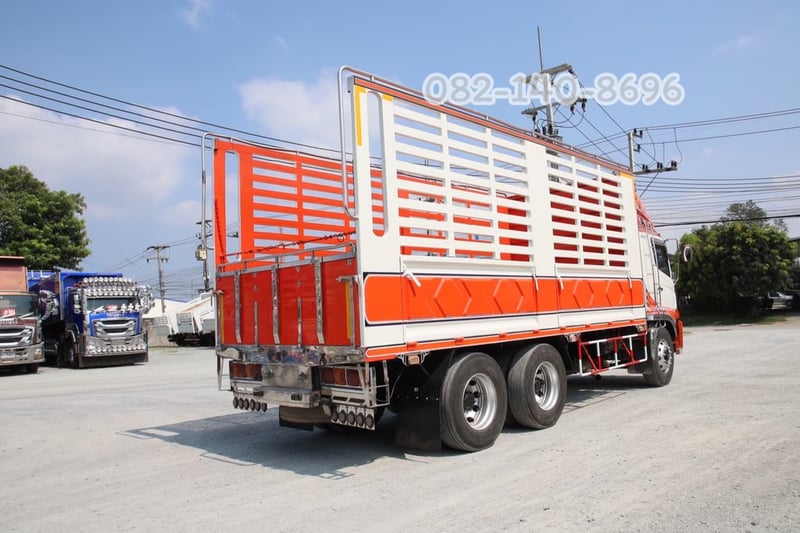 สิบล้อกระบะคอก HINO FL8J 260 แรงม้า ปี 2559 (2895)