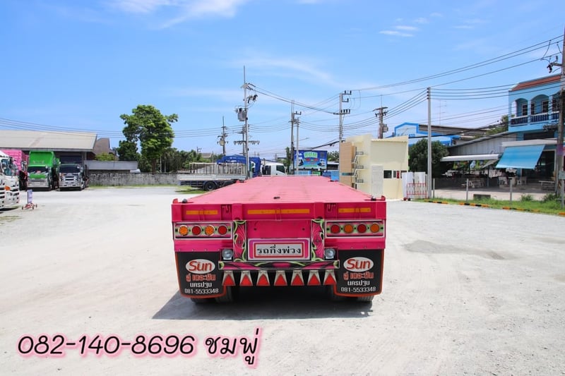 หางพื้นเรียบ สามเพลา อู่เดอะซัน ปี 2565 (0376) หางพื้นเรียบ สามเพลา อู่เดอะซัน ปี 2565 (0376)