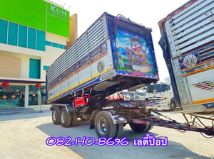 สิบสองล้อดั้มพ์พ่วง ISUZU FYH 360แรง ปี 2555 (0856,0857)