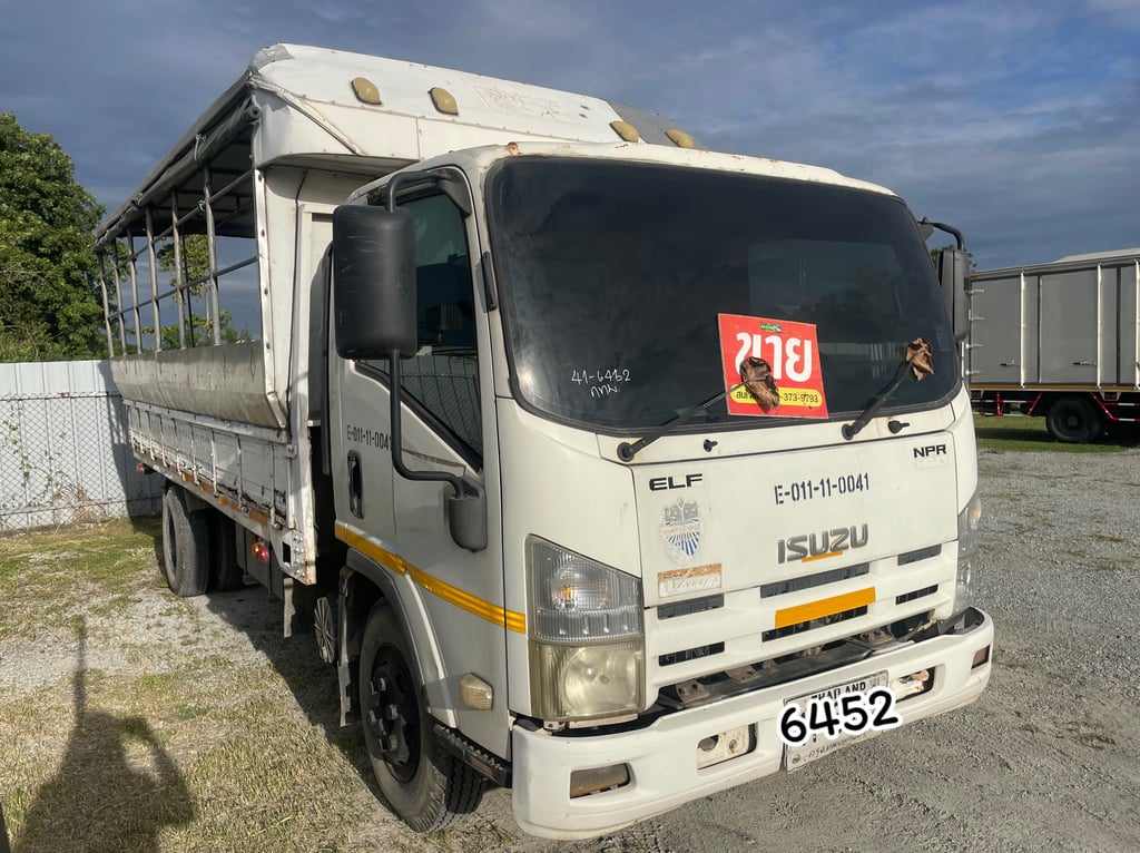 รถสองแถว โดยสาร ISUZU NPR 150 ปี 54 (6452)