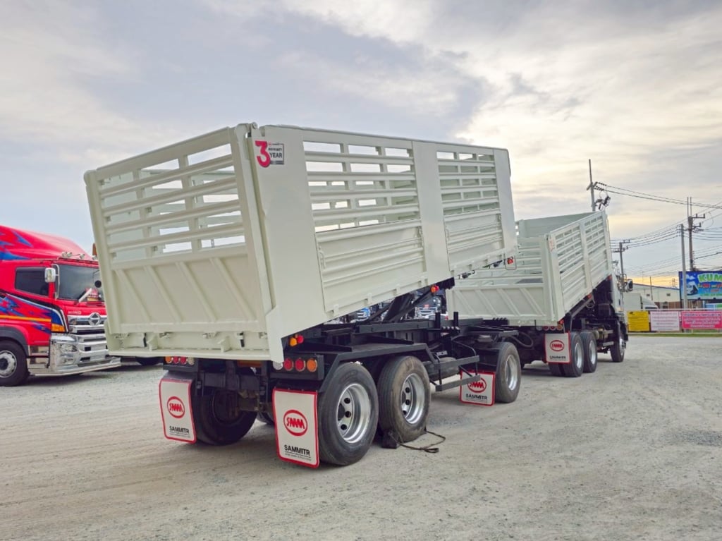 สิบล้อดั้มพ์พ่วง ISUZU FXZ 360แรง ปี 2565 (3843,3844) สิบล้อดั้มพ์พ่วง ISUZU FXZ 360แรง ปี 2565 (3843,3844)