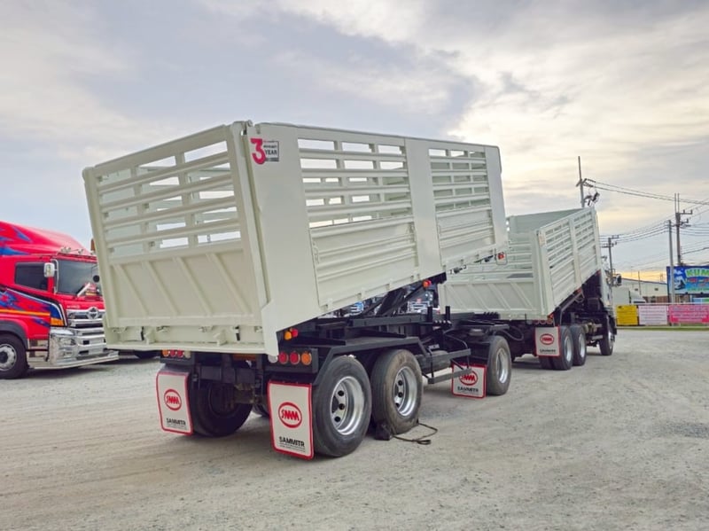 สิบล้อดั้มพ์พ่วง ISUZU FXZ 360แรง ปี 2565 (3843,3844)