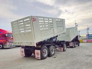 สิบล้อดั้มพ์พ่วง ISUZU FXZ 360แรง ปี 2565 (3843,3844)