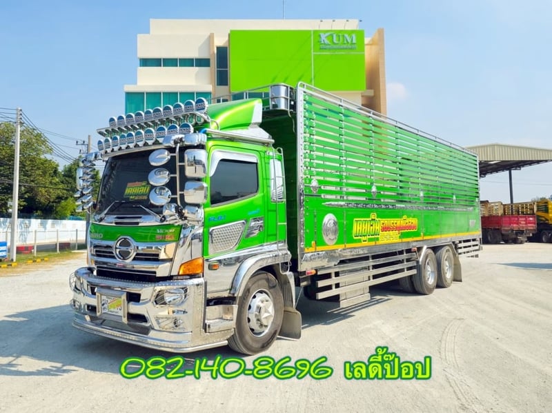 🔥💥 โปรลดกระหน่ำต่ำกว่าทุน รถคอกยาว 💥🔥 สิบล้อคอก HINO FL8J  260แรง ปี 66 (5115)
