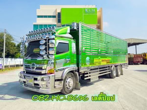🔥💥 โปรลดกระหน่ำต่ำกว่าทุน รถคอกยาว 💥🔥 สิบล้อคอก HINO FL8J  260แรง ปี 66 (5115)
