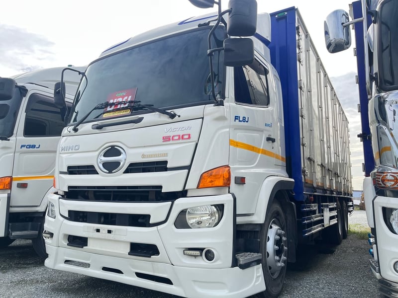 สิบล้อตู้สิบบาน HINO FL8J 260แรง ปี 65 (9027)
