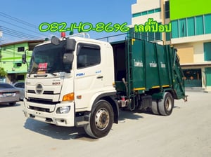 🔥💥โปsลดกระหน่ำต่ำกว่าทุน รถบรรทุกขยะ 💥🔥 หกล้อบรรทุกขยะ HINO VICTOR 500 FG8J 240แรง ปี 2566 (4084)