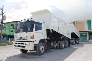สิบล้อดั้มพ์พ่วง Hino FM1A 344 แรงม้า ปี 2556 (3163,3164) สิบล้อดั้มพ์พ่วง Hino FM1A 344 แรงม้า ปี 2556 (3163,3164)
