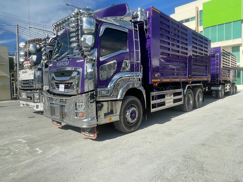 สิบล้อดั้มพ์พ่วง ISUZU FXZ 360 แรงม้า ผลิตปี 66 แต่งหน้า GIGA (2533) สิบล้อดั้มพ์พ่วง ISUZU FXZ 360 แรงม้า ผลิตปี 66 แต่งหน้า GIGA (2533)
