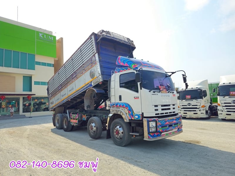 12 ล้อดั้มพ์เกษตร ISUZU FYH  360 แรงม้า ปี 2555 (0856)