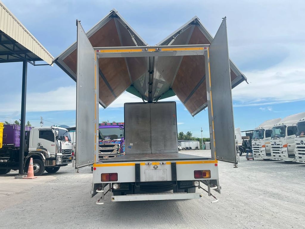 HINO FG 240แรงม้า รถบรรทุก 6ล้อ ตู้แห้งกางปีก ปี2020 (3995)