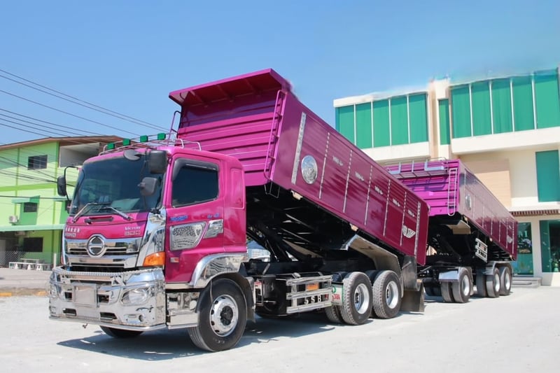 สิบล้อดั้มพ์ HINO FM2P 380  แรง ปี 2565 (2089,2090