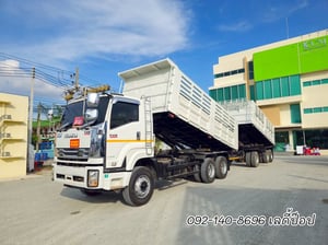 สิบล้อดั้มพ์พ่วง ISUZU FXZ 360แรง ปี 2565 (9575,9576)