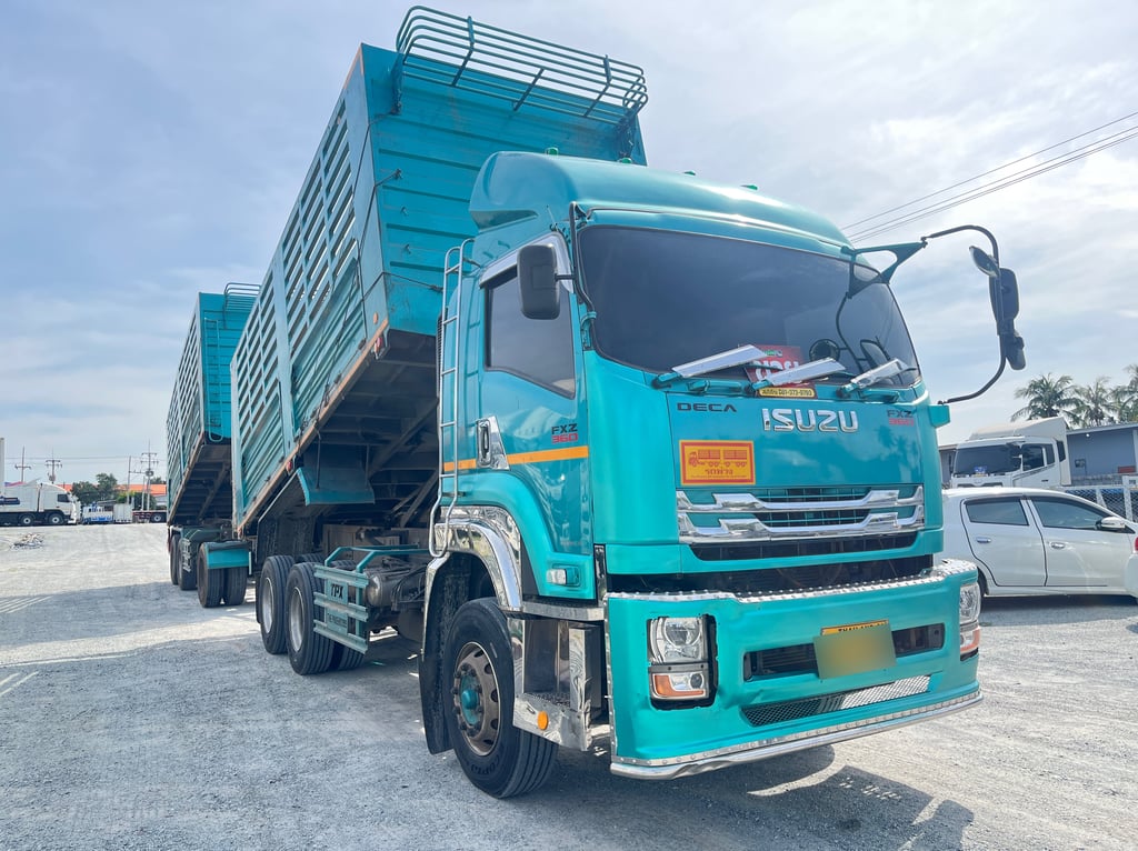 สิบล้อดั้มพ์พ่วงเกษตร ISUZU FXZ 360แรง ปี 2566 (5392,5393) สิบล้อดั้มพ์พ่วงเกษตร ISUZU FXZ 360แรง ปี 2566 (5392,5393)
