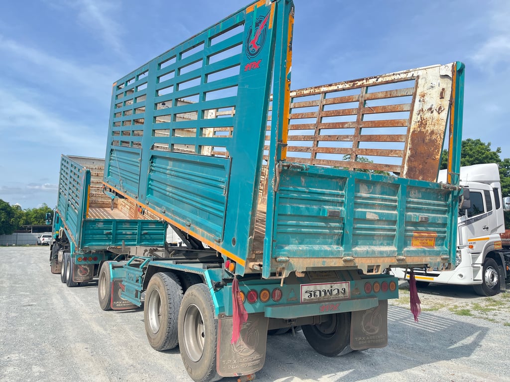 สิบล้อดั้มพ์พ่วงเกษตร ISUZU FXZ 360แรง ปี 2566 (5392,5393)