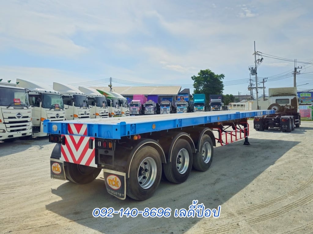 หางพื้นเรียบ สามเพลา อู่ RCK ปี 61 (4437)