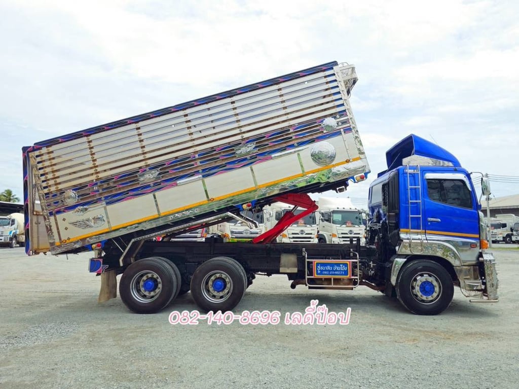 สิบล้อดั้มพ์เกษตร HINO VICTOR 500 FM1A 344แรง ปี 2566 (2108)