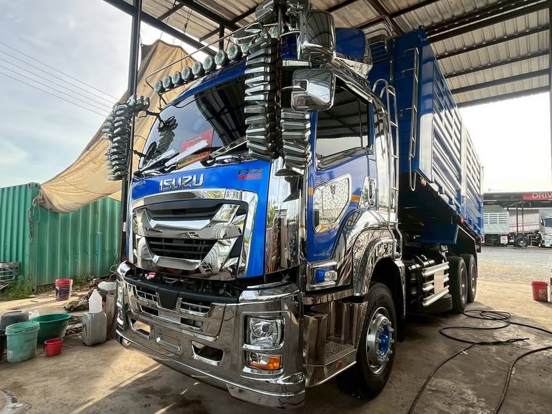 สิบล้อดั้มพ์ ISUZU FXZ 360แรง ปี 66 (3502)