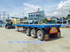 หางพื้นเรียบ สามเพลา อู่ WAFA ปี 65 (8655) หางพื้นเรียบ สามเพลา อู่ WAFA ปี 65 (8655)