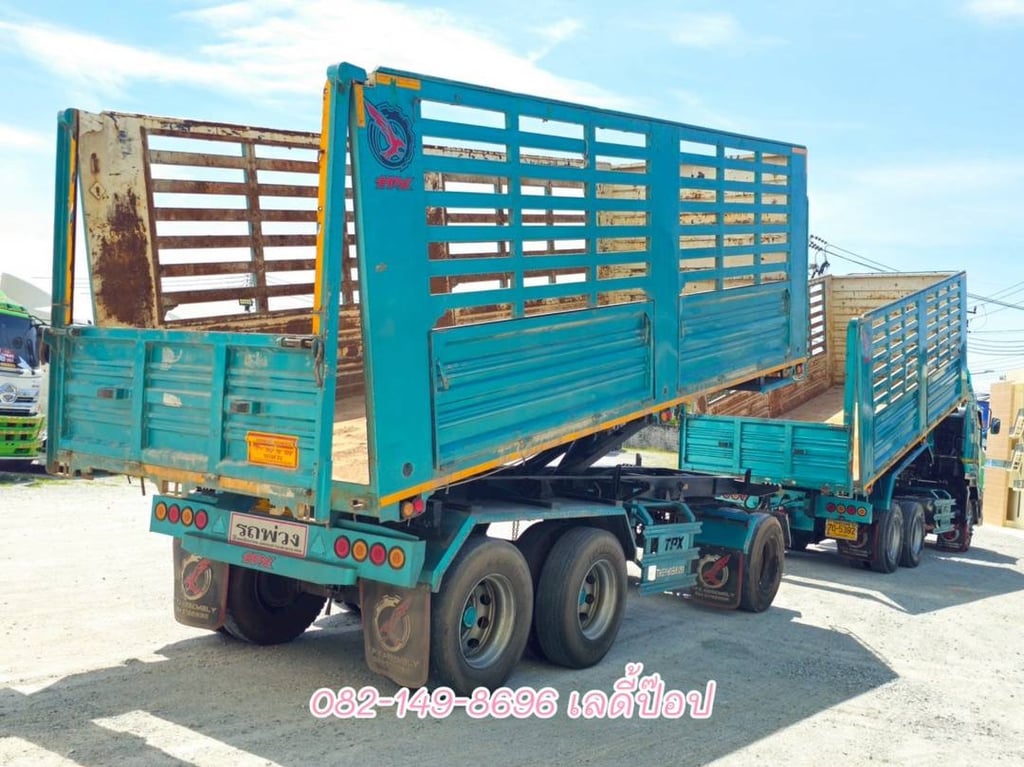 สิบล้อดั้มพ์พ่วงเกษตร ISUZU FXZ 360แรง ปี 2566 (5392,5393)
