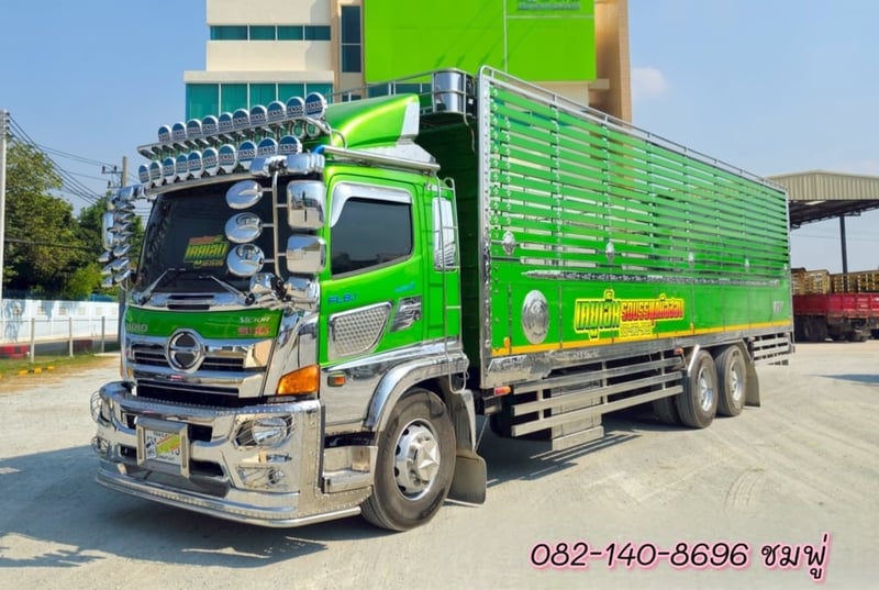 ‼️ลดกระหน่ำ ต่ำกว่าทุน‼️  👉สิบล้อกระบะคอก HINO FL8J 260 แรงม้า ปี 2566 (5115)