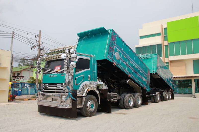 สิบล้อดั้มพ์พ่วง ISUZU FXZ 360 แรงม้า ปี 65 (1245,1246) สิบล้อดั้มพ์พ่วง ISUZU FXZ 360 แรงม้า ปี 65 (1245,1246)