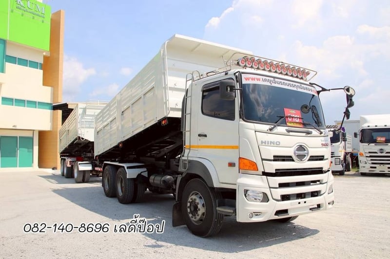  สิบล้อดั้มพ์พ่วง HINO FM1A 344แรง ปี 2565 (2753,1976)
