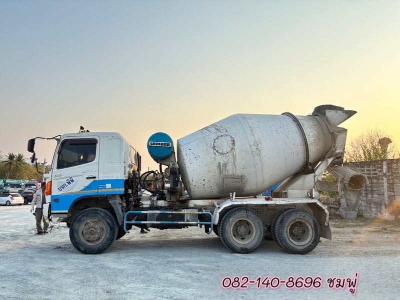 🔥💥โปsลดกระหน่ำต่ำกว่าทุน รถโม่ปูน 💥🔥        สิบล้อโม่ปูน HINO 500 FM1A 330แรง ปี 2555 (1281)